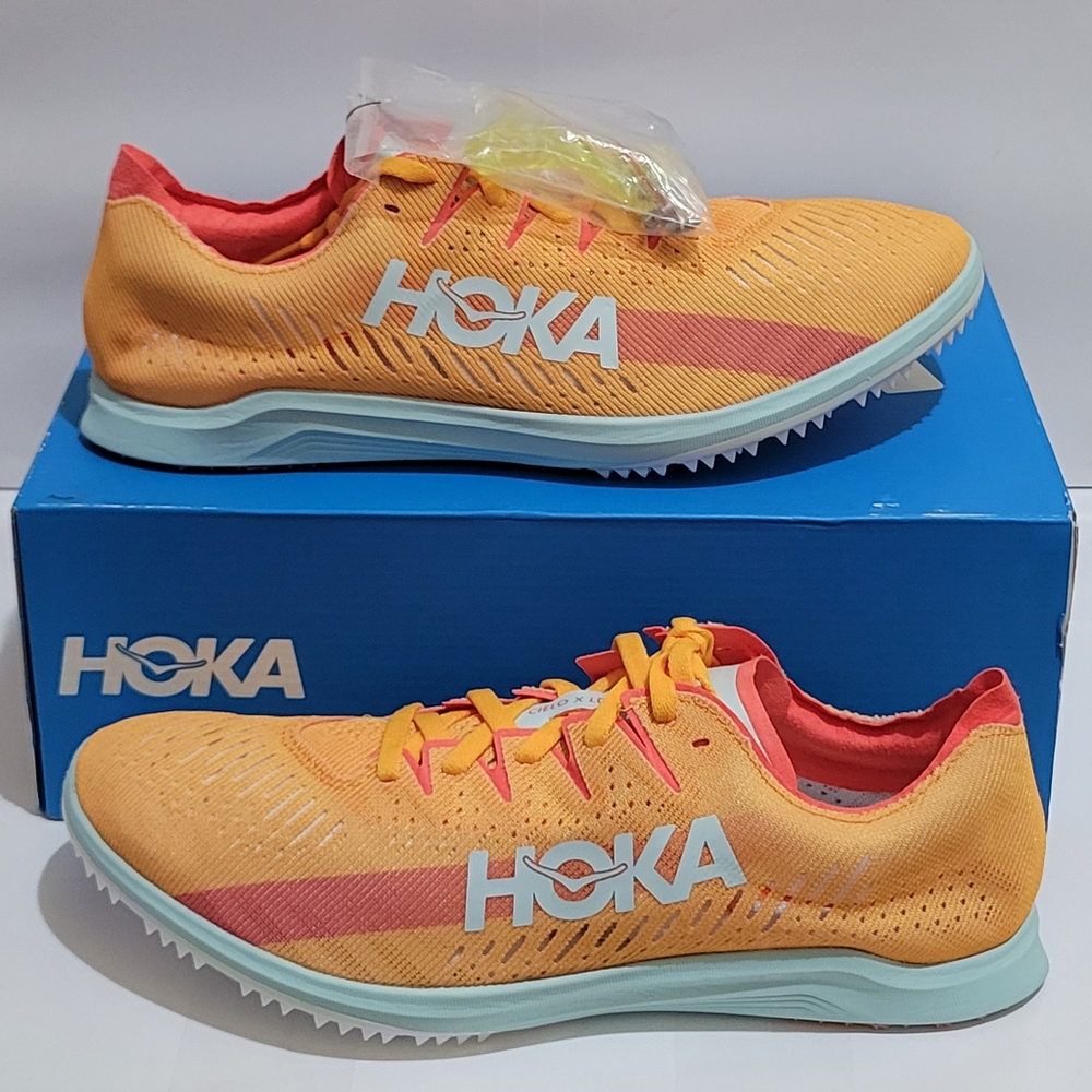 Hoka Cielo X LD‎ Radiant Yellow Camellia Spike Track Shoes